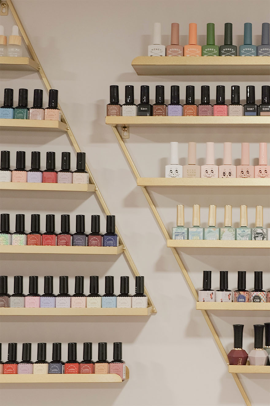 nail polish for residents in the salon