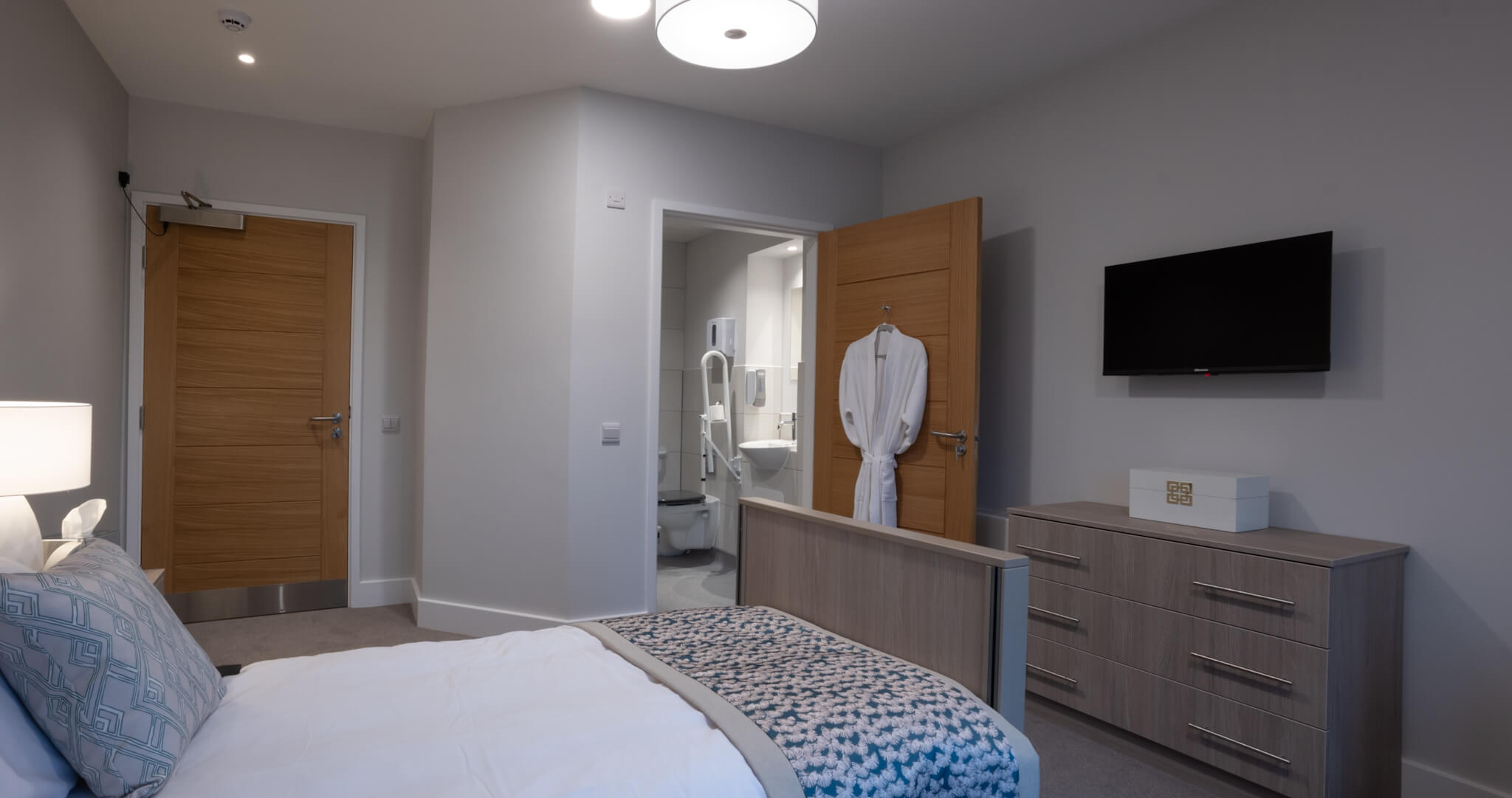 Bedroom With View to En-Suite at Rowan Park Care Home