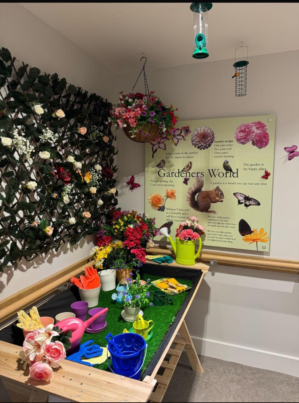 our dementia community gardening world