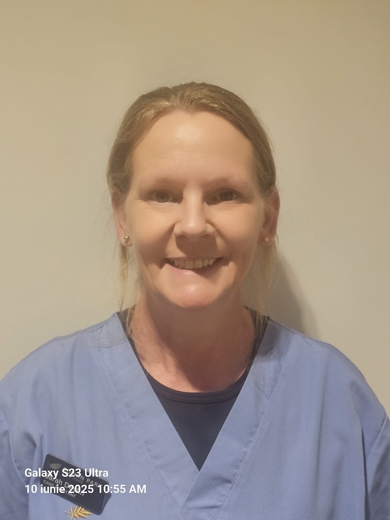 sarah one of our care assistants