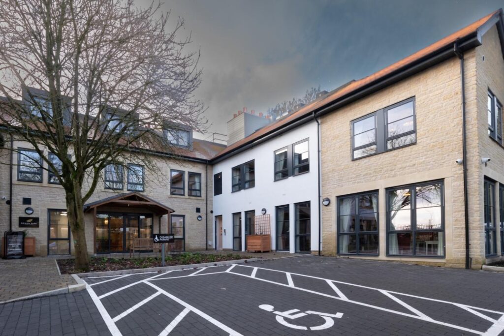 exterior view of our home including the car park